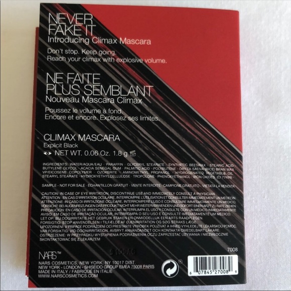 NARS Climax Mascara Travel-Size mini black - Picture 5 of 6